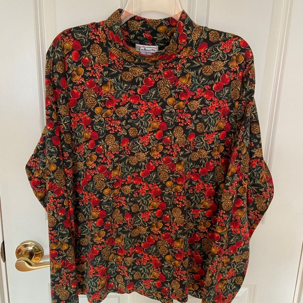 Talbots mock turtleneck